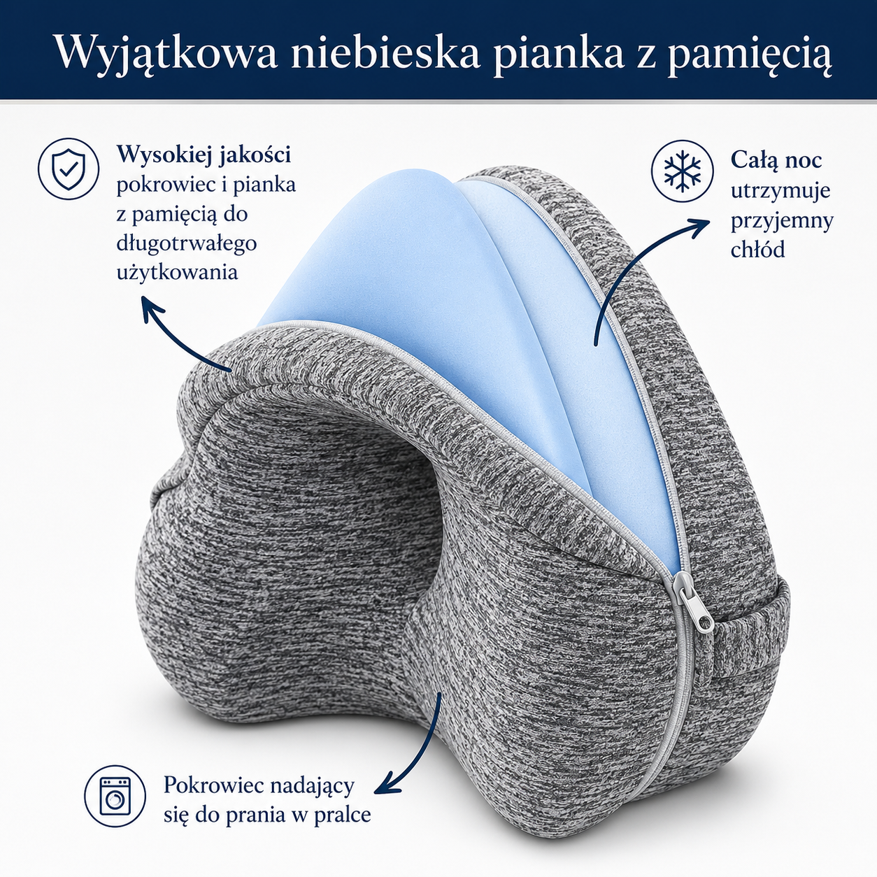 Senovia™ Poduszka wyrównująca na ból pleców