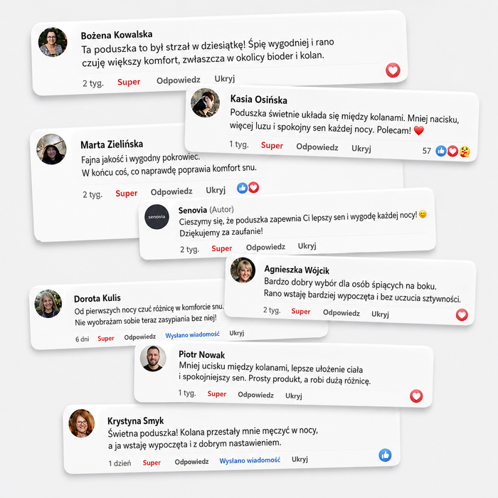 Klienci doceniają wygodę Senovia™