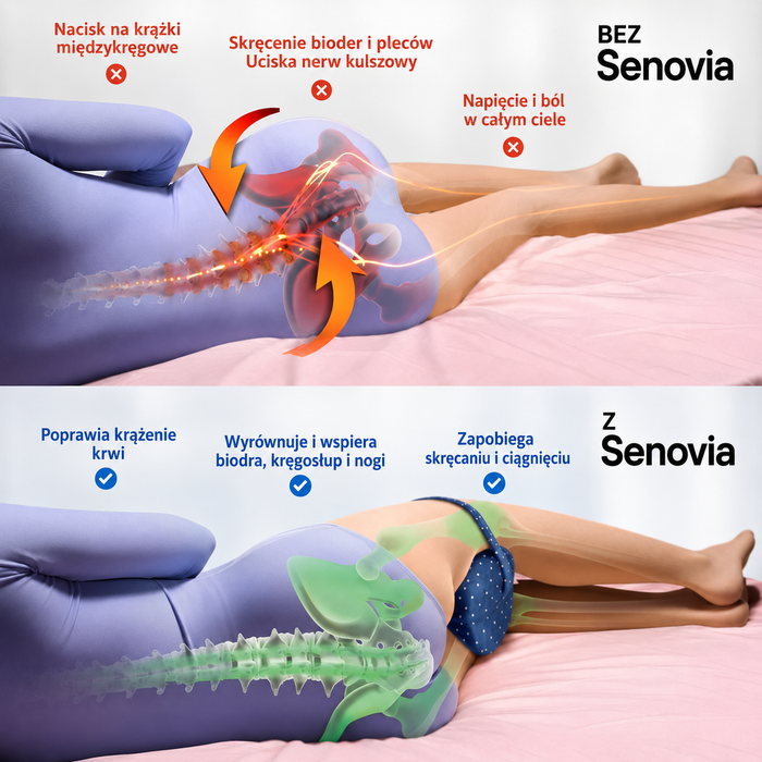 Senovia™ Poduszka wyrównująca na ból pleców
